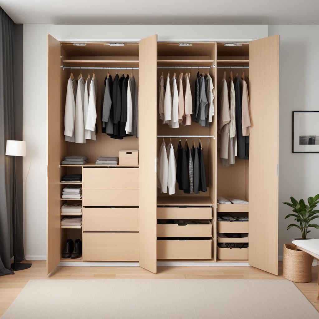 IKEA PAX Schrank mit individuellen Fronten